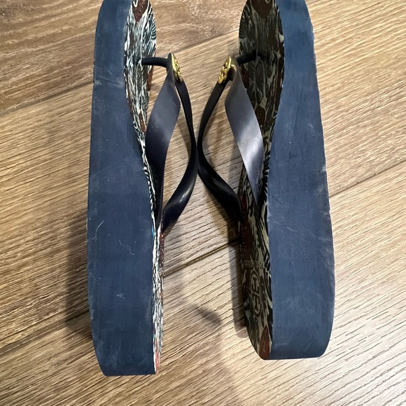 Tory Burch Wedge Flip-Flops - Picture 5 of 11
